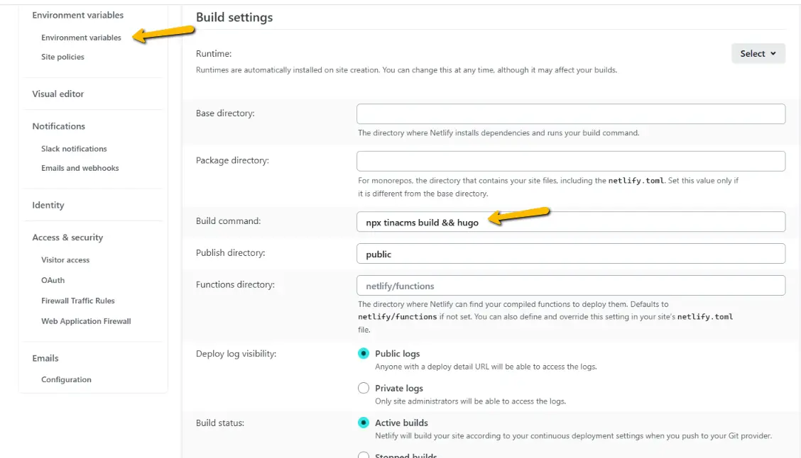 Netlify - config 3