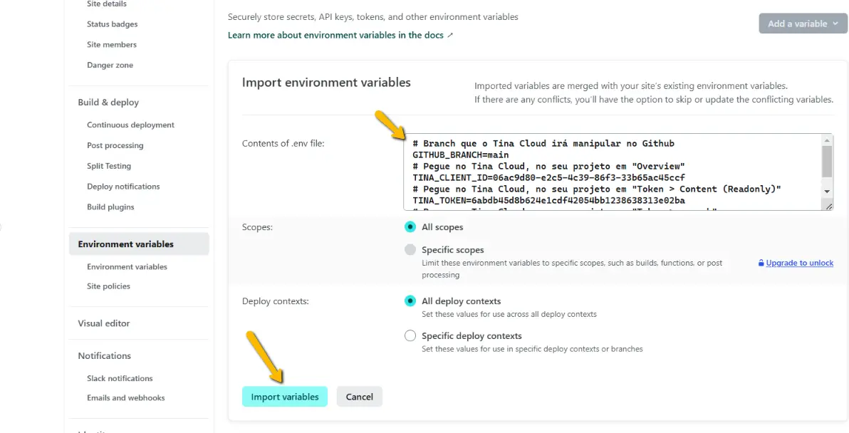 Netlify - config 5